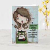 お母さんの財布 – お母さんの日のカード カード (黄色い花)