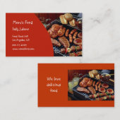 お母さんの食糧名刺 コーリングカード (正面/裏面)