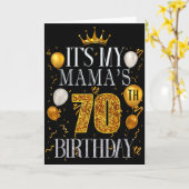 お母さんの100歳の誕生日 バタフライ Happy 100才 カード (黄色い花)