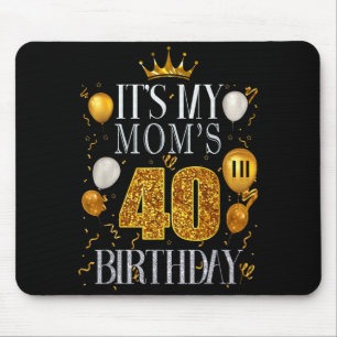 お母さんの40歳の誕生日 おめでとう 40年 マウスパッド