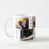 お母さんのfavの男の赤ちゃんの失敗Mooのマグ コーヒーマグカップ (左)