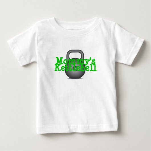お母さんのKettlebell ベビーTシャツ (正面)