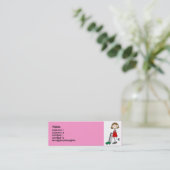 お母さんのVacummingのプロフィールカード コーリングカード (スタンド正面)