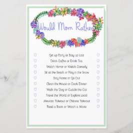 お母さんはむしろ多肉的な赤ちゃんシャワーゲームをする