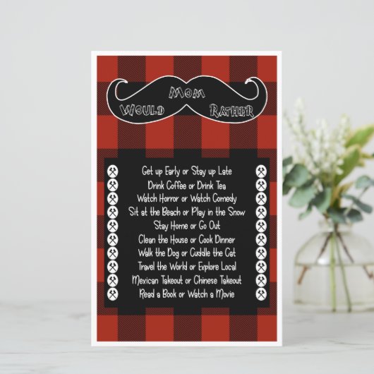 お母さんはむしろ少しランバージャック赤ちゃんシャワー (スタンド正面)