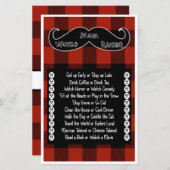 お母さんはむしろ少しランバージャック赤ちゃんシャワー (正面/裏面)