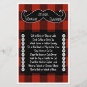 お母さんはむしろ少しランバージャック赤ちゃんシャワー (正面)