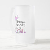 お母さんはカクテルを必要とします! フロストグラスビールジョッキ (正面左)