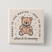 お母さんはクラブコテージ名門私立校風のーエステティックになる 缶バッジ (正面)