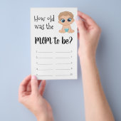 お母さんは何歳だった？ベビーボーイ チラシ (ハンドル)