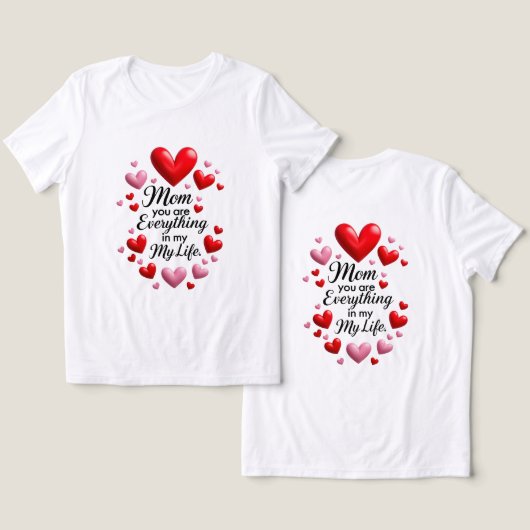 お母さんは全て トライブレンドTシャツ (デザイン正面&裏面)