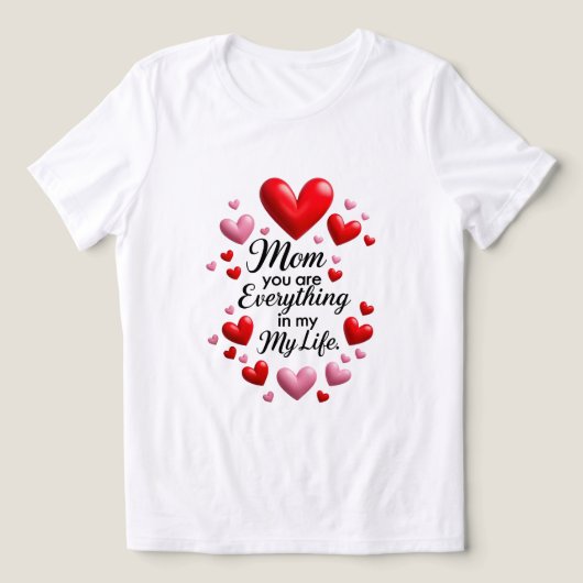 お母さんは全て トライブレンドTシャツ (デザイン正面)