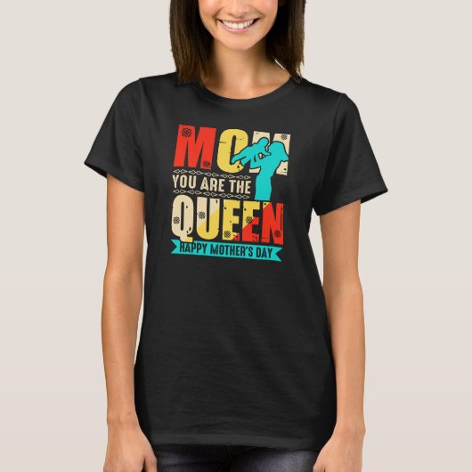 お母さんは女王様です Tシャツ (正面)