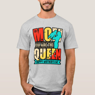 お母さんは女王様です Tシャツ