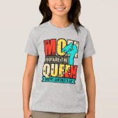 お母さんは女王様 トライブレンドTシャツ (正面)