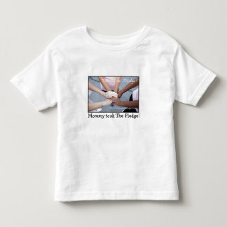 お母さんは帖当のティーを取りました トドラーTシャツ