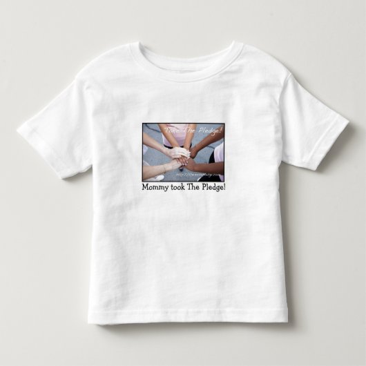 お母さんは帖当のティーを取りました トドラーTシャツ (正面)