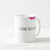 お母さんは微細なコーヒー・マグを必要とします コーヒーマグカップ (正面右)