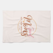 お母さんは悪いことを言う キッチンタオル (横)