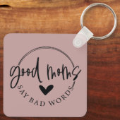 お母さんは悪いことを言う キーホルダー (裏面)