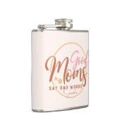 お母さんは悪いことを言う フラスク (右)