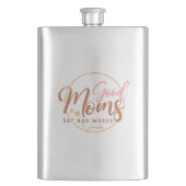 お母さんは悪いことを言う フラスク (正面)
