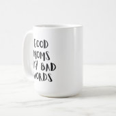 お母さんは悪いことを言う |マおもしろいムマグ コーヒーマグカップ (正面左)