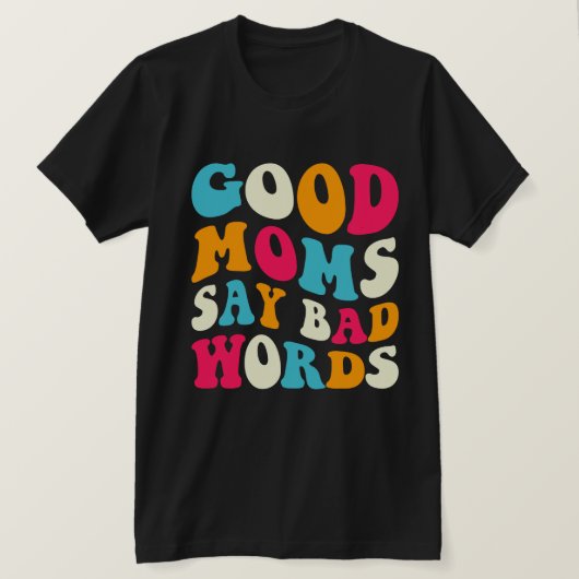 お母さんは悪口を言う Tシャツ (デザイン正面)