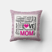 お母さんは愛母の日のギフトのためのしますそれをすべてのミイラです クッション (裏面)