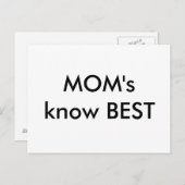 お母さんは知っ最高のてる ポストカード (正面/裏面)