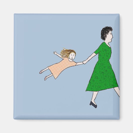 お母さんは磁石を急いでいる マグネット (正面)