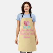 お母さんは私たちの家の心 Apron エプロン (着用した状態)