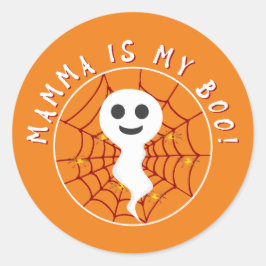 お母さんは私のブーのシール ラウンドシール