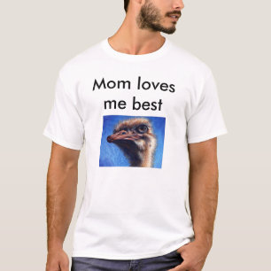 お母さんは私を最も最高のなTシャツ愛します- Tシャツ