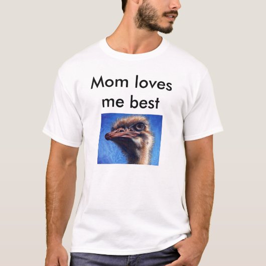 お母さんは私を最も最高のなTシャツ愛します- Tシャツ (正面)