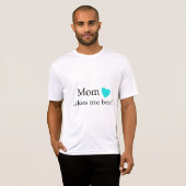 お母さんは私を最も最高の好みます Tシャツ (正面フル)