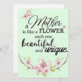 お母さんは花のようなもの… シーズンカード (正面/裏面)