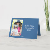 お母さんは2012年を梳きます カード (裏面)