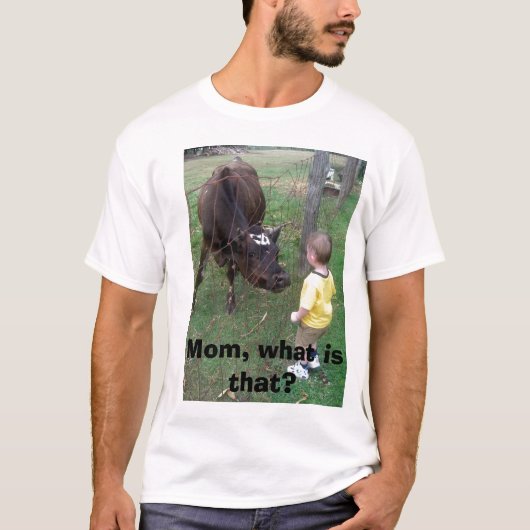 お母さんは、何それですか。 Tシャツ (正面)