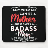 お母さんへのお父様最高のの日独身の マウスパッド (正面)