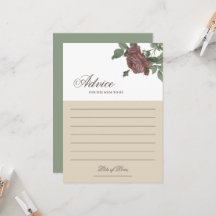 お母さんへのアドバイス バーガンディ ブラッシュ フラワール ゴールド カード