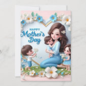 「お母さんへのウェスティー 招待状 (正面)