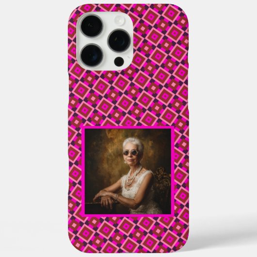 お母さんへのカラフルなギフトアイデア スクエアプリント Case-Mate iPhoneケース (裏面)