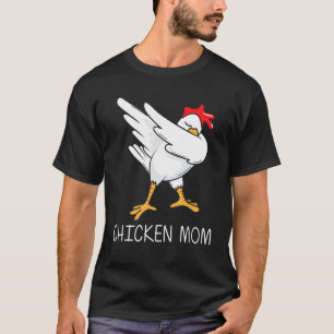 お母さんへのダビングニワトリ Cool Chicken For Mom Mama Dabbing D Tシャツ