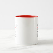 お母さんへの可愛いギフト ツートーンマグカップ (中央)