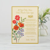 お母さんへの愛がどれほど大きいか知ってもらいたい シーズンカード (スタンド正面)