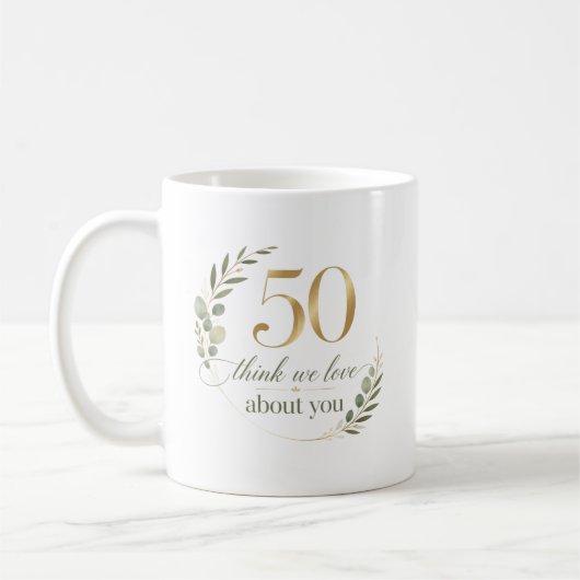 お母さんへの愛を伝える50のメッセージ コーヒーマグカップ (左)