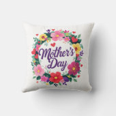 お母さんへの愛 – Happy Mother's Day クッション (裏面)