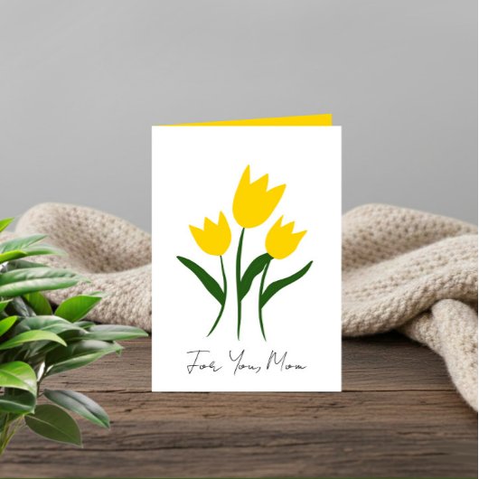 お母さんへの春の花のグリーティングカード シーズンカード