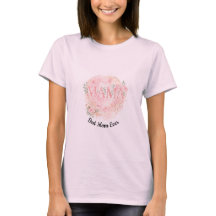 お母さんへの最高のプレゼント フラワーマザーTシャツ